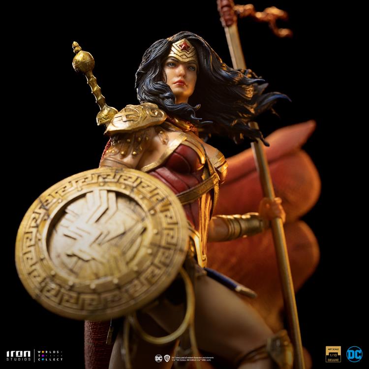 Preventa Estatua Wonder Woman Unleashed Deluxe - DC Comics - Limited Edition marca Iron Studios escala de arte 1/10