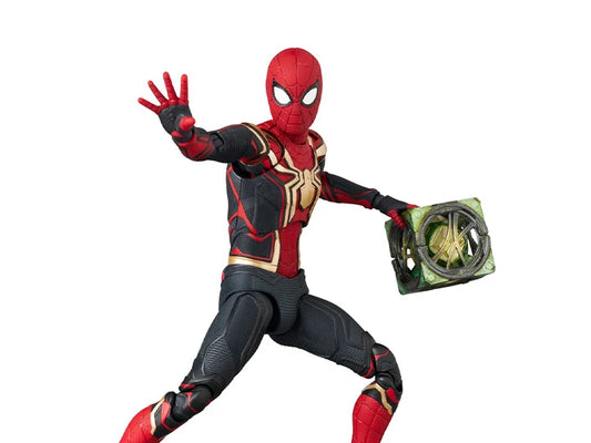 Preventa Figura Spider-Man (Integrated Suit) - Spider-Man: No Way Home - MAFEX marca Medicom Toy No.245 escala pequeña 1/12