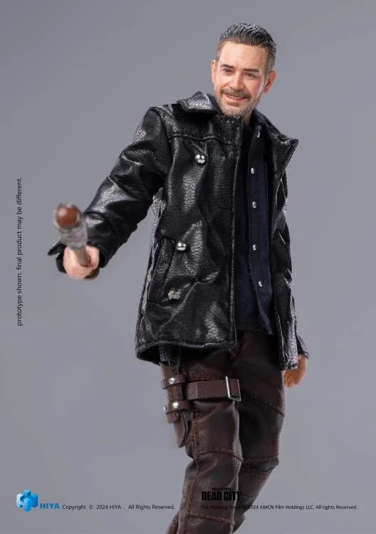 Preventa Figura Negan- The Walking Dead - Exquisite Super Series marca HIYA ESW0307 escala pequeña 1/12