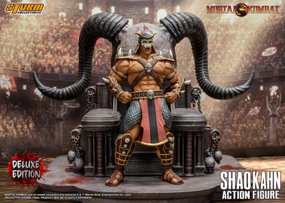 Pedido Figura Shao Kahn con Trono (Deluxe Edition) - Mortal Kombat marca Storm Collectibles escala 1/12