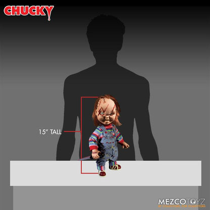 Pedido Figura Chucky (Talking / Parlante) - Bride of Chucky - Mezco Designer Serie marca Mezco Toyz 78003B escala 1/2 (38 cm)