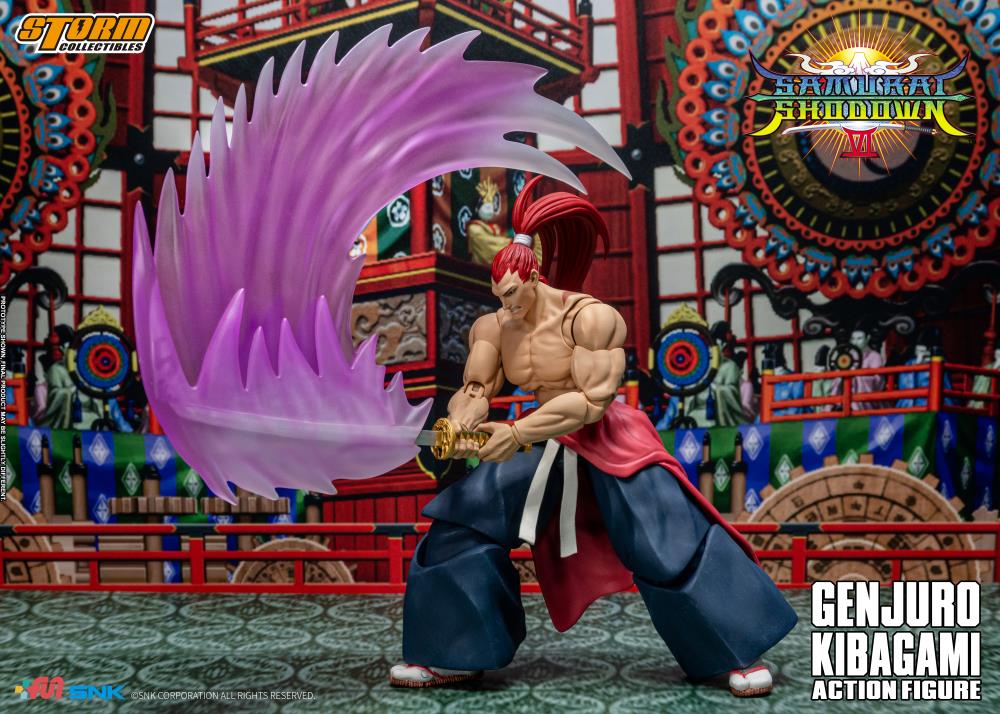 Pedido Figura Genjuro Kibagami - Samurai Shodown VI marca Storm Collectibles SNSS04 escala pequeña 1/12