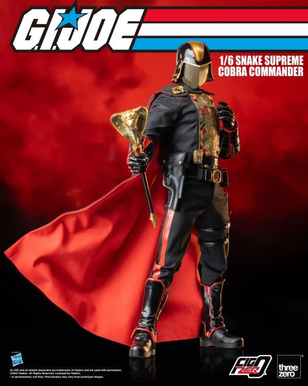 Pedido Figura Snake Supreme Cobra Commander - G.I.Joe FigZero marca Threezero 3Z0737 escala 1/6