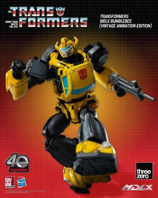 Pedido Figura MDLX Bumblebee (Vintage Animation) Exclusive 40th Aniversary - Transformers marca Threezero 3Z0693 (12 cm)