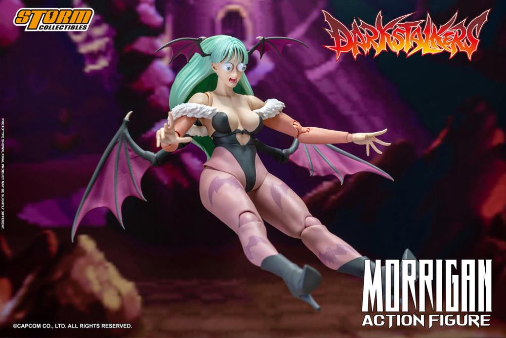 Preventa Figura Morrigan - Darkstalkers marca Storm Collectibles CPDS02 escala pequeña 1/12