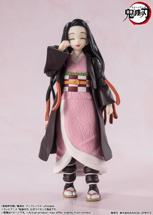 Pedido Figura Nezuko Kamado - Demon Slayer: Kimetsu no Yaiba - S.H.Figuarts marca Bandai Spirits escala pequeña 1/12