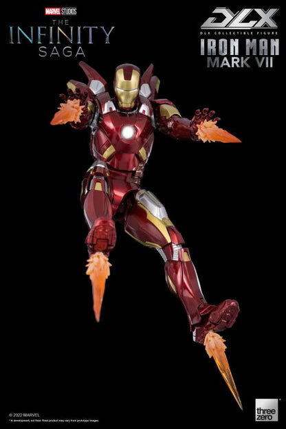 Pedido Figura DLX Iron Man Mark 7 - Avengers Infinity Saga marca Threezero 3Z0255 escala pequeña 1/12