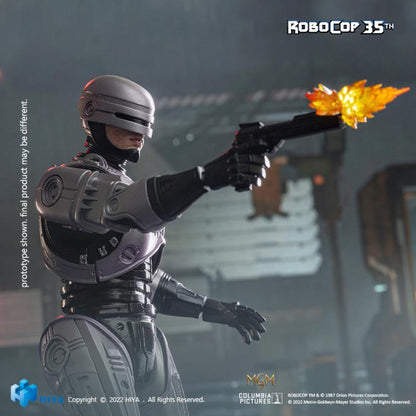 Preventa Figura RoboCop (Diecast) (PX Previews Exclusive) - 35th Anniversary RoboCop (1987) - Exquisite Super Series marca HIYA escala pequeña 1/12