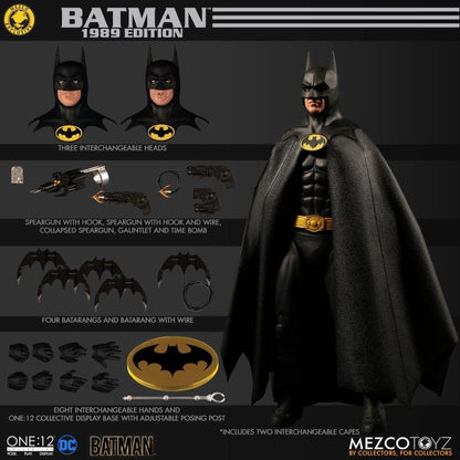 Pedido Figura Batman (Exclusive - Limited Edition) - Batman (1989) One:12 Collective marca Mezco Toyz 77070 escala pequeña 1/12