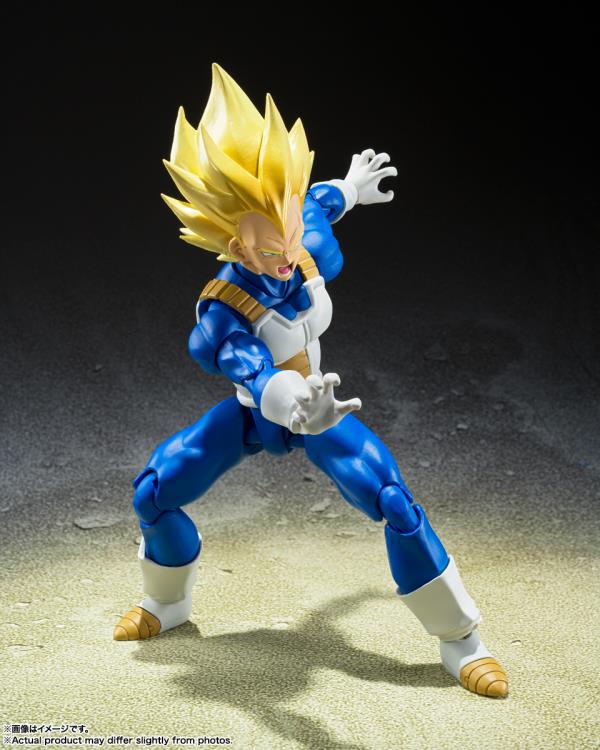 Pedido Figura Super Saiyan Vegeta (Awakening Super Saiyan Blood) - Dragon Ball Z - S.H.Figuarts marca Bandai Spirits escala pequeña 1/12