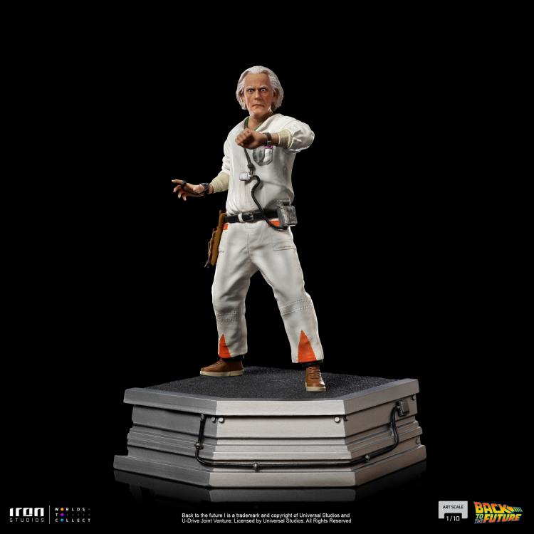 Preventa Estatua Doc Brown - Back to the Future - Limited Edition marca Iron Studios escala de arte 1/10