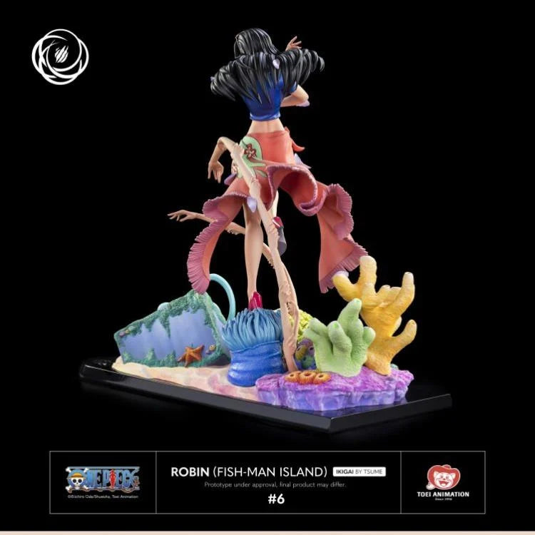 Preventa Estatua NICO ROBIN (Fish-Man Island) (Limited Edition) - One Piece Ikigai marca TSUME a escala 1/6 (35 cm)