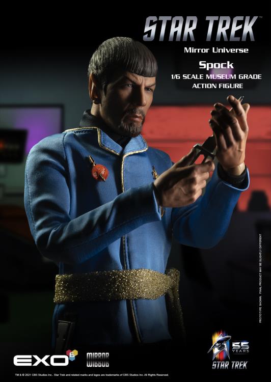 Pedido Figura Mirror Universe Mr. Spock - Star Trek: The Original Series marca EXO-6 EXO-01 escala 1/6