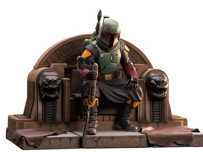 Pedido Estatua Boba Fett on Throne (Edición limitada) (Resina) - The Mandalorian - Premier Collection marca Diamond Select Toys escala 1/7