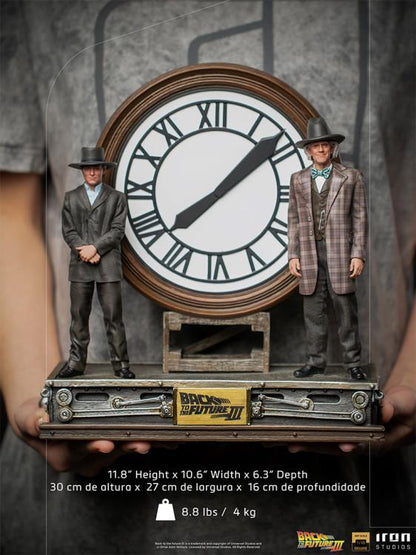 Pedido Estatua Marty & Doc at the Clock DELUXE - Back to the Future Part III - Limited Edition marca Iron Studios escala de arte 1/10