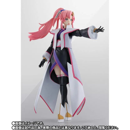 Preventa Figura Lacus Clyne (Compass Battle Surcoat version) - Mobile Suit Gundam - S.H.Figuarts marca Bandai Spirits escala pequeña 1/12