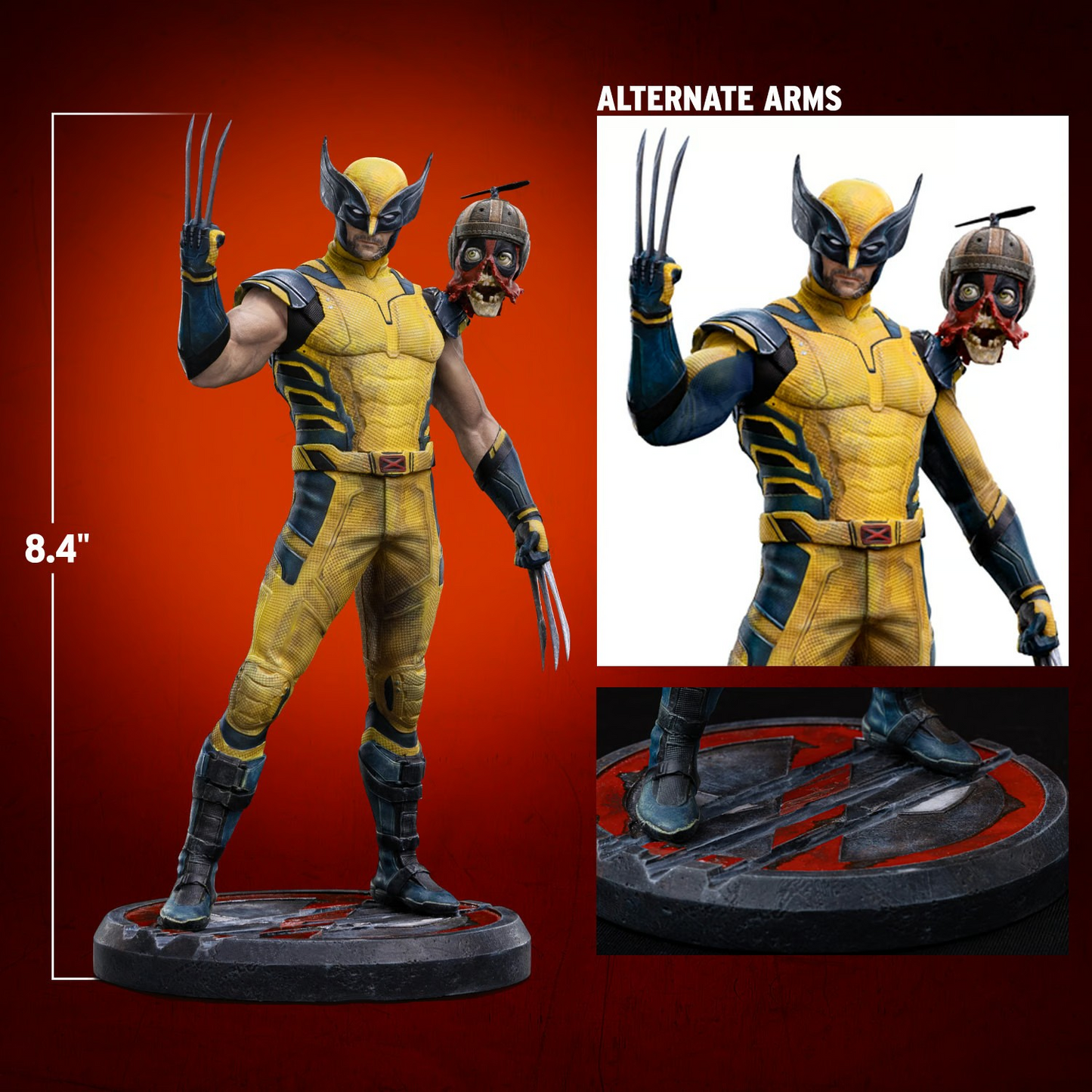 Preventa Estatua Wolverine - Deadpool & Wolverine - Limited Edition marca Iron Studios escala de arte 1/10