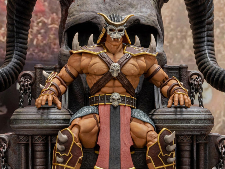 Pedido Figura Shao Kahn con Trono (Deluxe Edition) - Mortal Kombat marca Storm Collectibles escala 1/12