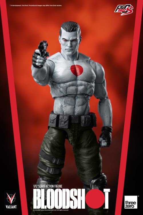 Pedido Figura Bloodshot - Valiant Comics - FigZero S marca Threezero 3Z0181 escala pequeña 1/12