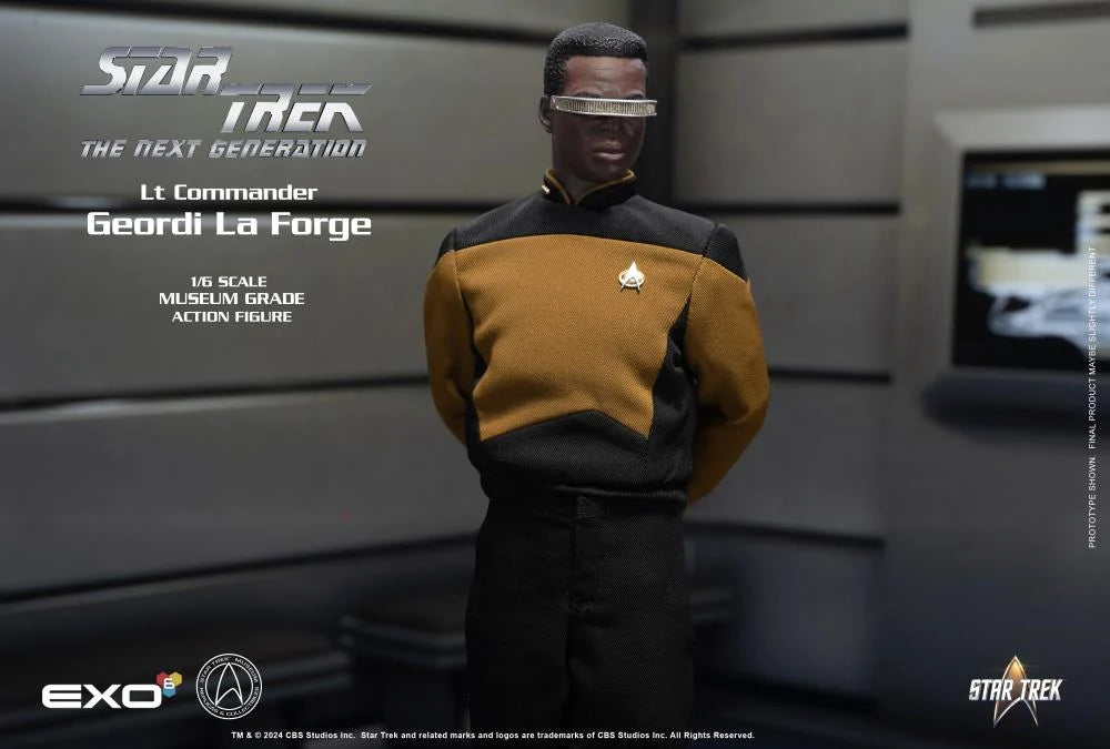 Pedido Figura Lt. Commander Geordi La Forge (Standard version) - Star Trek: The Next Generation marca EXO-6 EXO-01-018S escala 1/6