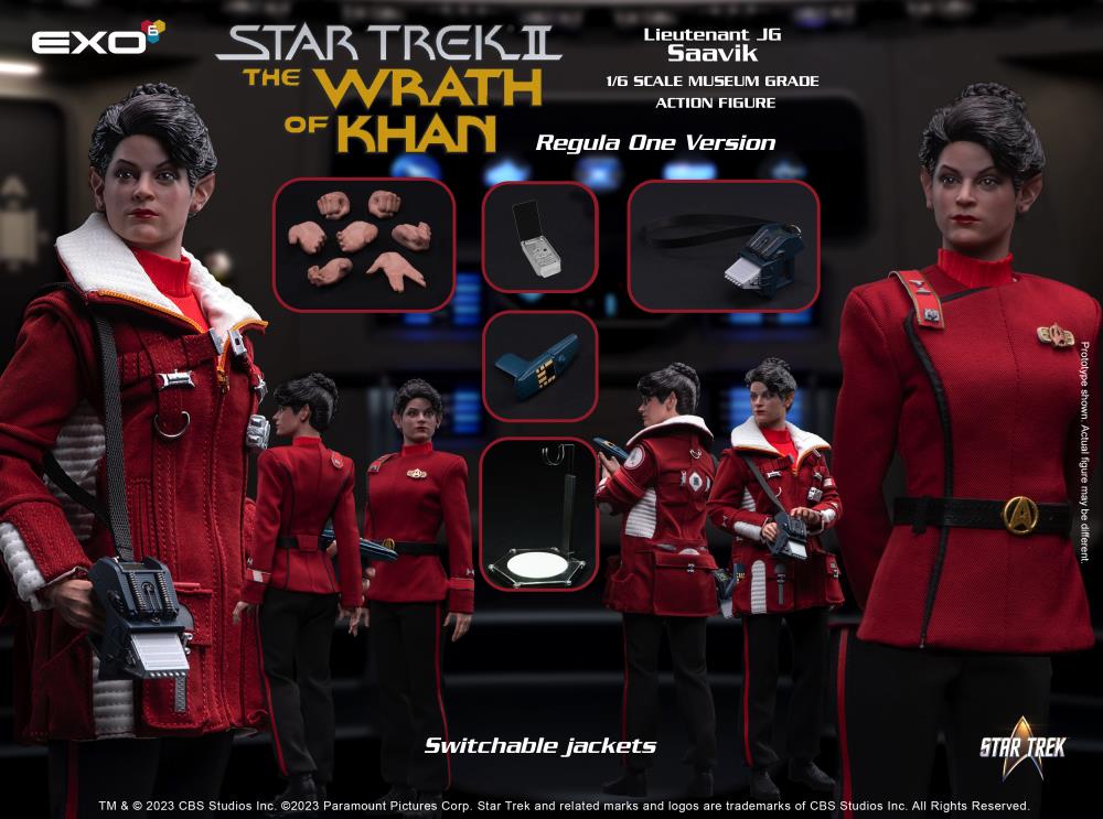 Preventa Figura Lieutenant Saavik (Regula One version) - Star Trek: The Wrath of Khan marca EXO-6 EXO-01-047E escala 1/6