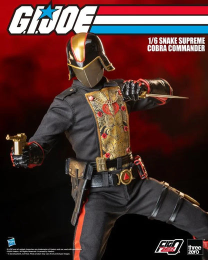 Pedido Figura Snake Supreme Cobra Commander - G.I.Joe FigZero marca Threezero 3Z0737 escala 1/6