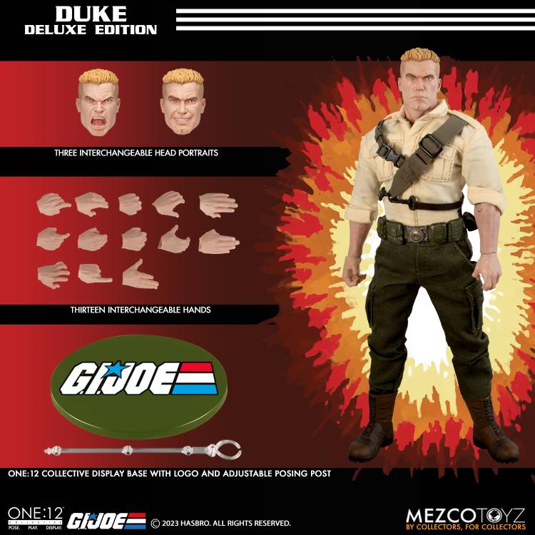 Pedido Figura Duke Deluxe Edition - G.I.Joe - One:12 Collective marca Mezco Toyz 76205 escala pequeña 1/12