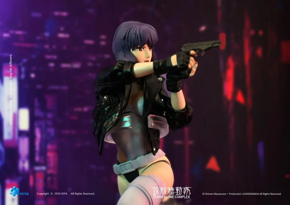 Preventa Figura Motoko Kusanagi (Exclusiva PX Previews) - Ghost in the Shell - Exquisite Super Series marca HIYA ESS0 escala pequeña 1/12