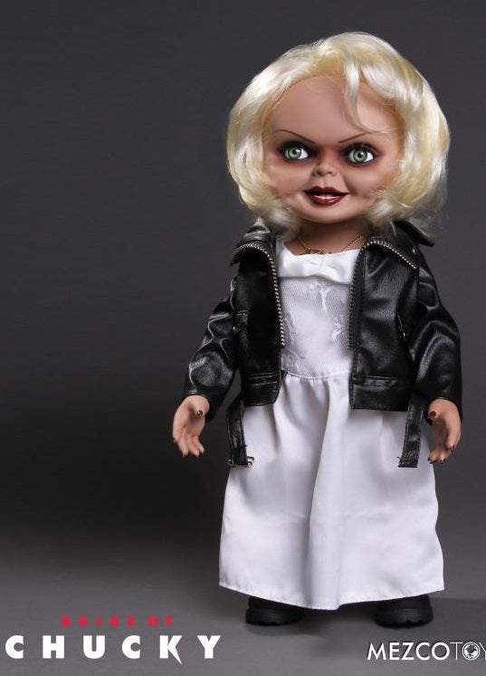 Pedido Figura Tiffany (Talking / Parlante) - Bride of Chucky - Mezco Designer Serie marca Mezco Toyz 78015 escala 1/2 (38 cm)