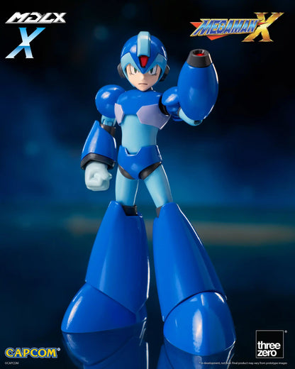 Preventa Figura MDLX Mega Man X / Rockman X marca Threezero 3Z0573 escala pequeña 1/12