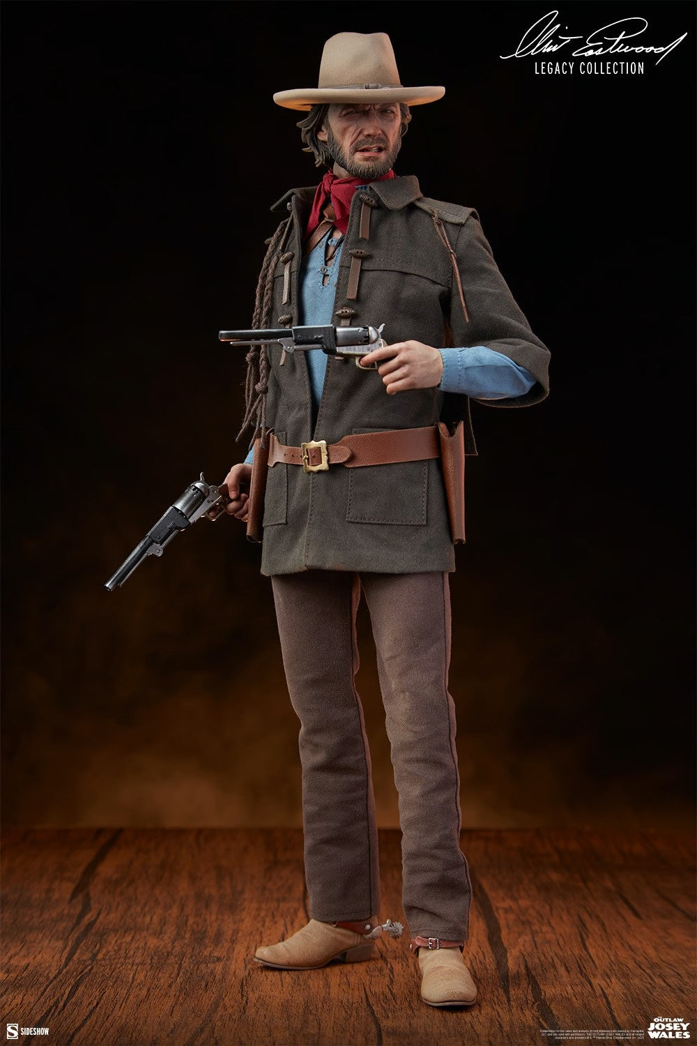 Preventa Figura Josey Wales - The Outlaw Josey Wales marca Sideshow 100454 escala 1/6 (relanzamiento)