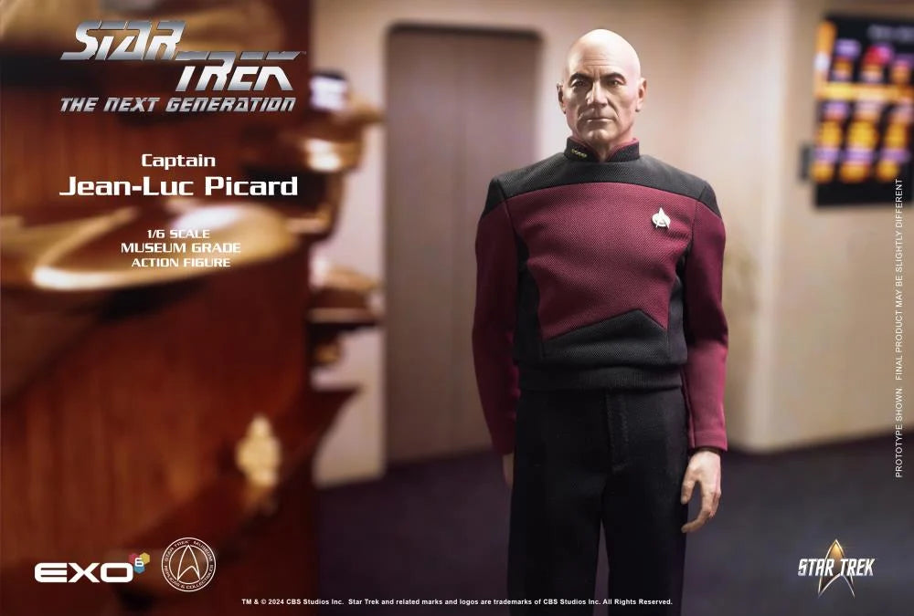 Preventa Figura Captain Jean-Luc Picard (Standard version) - Star Trek: The Next Generation marca EXO-6 EXO-01-019-STN escala 1/6