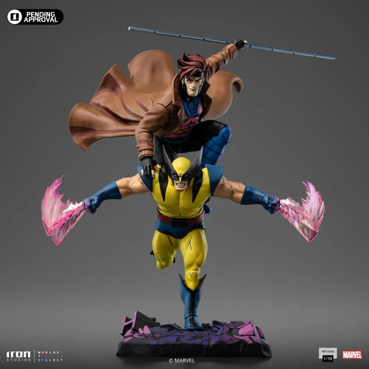 Preventa Estatua Gambit & Wolverine (Deluxe) - X-Men '97 - Limited Edition marca Iron Studios escala de arte 1/10