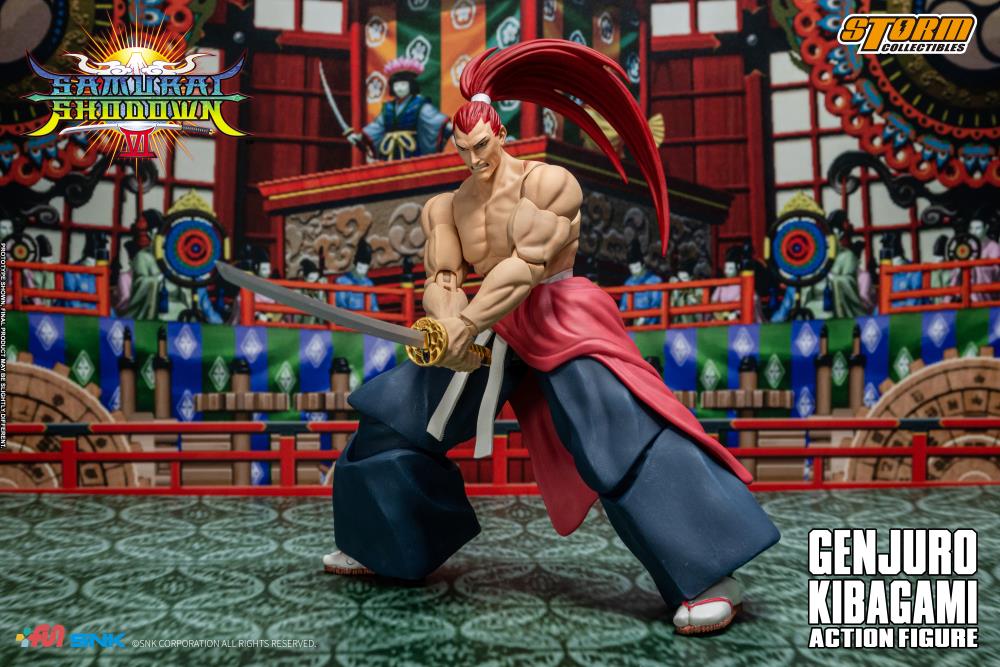 Pedido Figura Genjuro Kibagami - Samurai Shodown VI marca Storm Collectibles SNSS04 escala pequeña 1/12