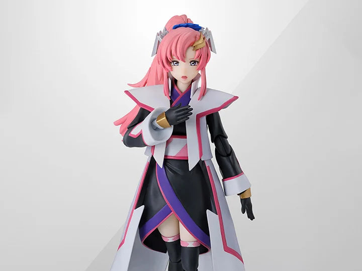 Preventa Figura Lacus Clyne (Compass Battle Surcoat version) - Mobile Suit Gundam - S.H.Figuarts marca Bandai Spirits escala pequeña 1/12