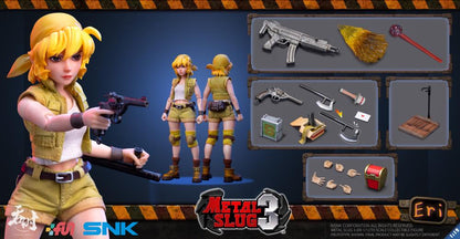 Pedido Figura Eri Kasamoto - SNK METAL SLUG III marca Tunshi Studio SNK TS-007 escala pequeña 1/12