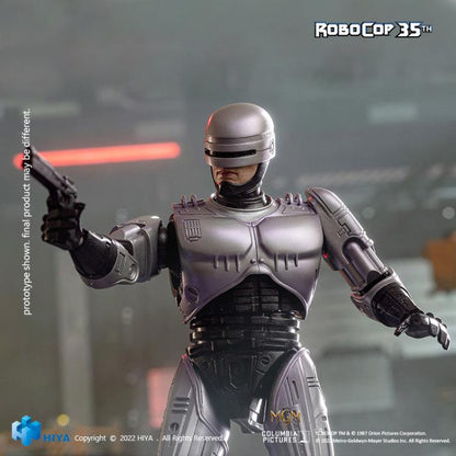 Preventa Figura RoboCop (Diecast) (PX Previews Exclusive) - 35th Anniversary RoboCop (1987) - Exquisite Super Series marca HIYA escala pequeña 1/12