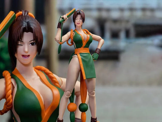 Pedido Figura Mai Shiranui (Green color exclusive) - SNK The King of Fighters '98 Ultimate Match marca Storm Collectibles escala pequeña 1/12