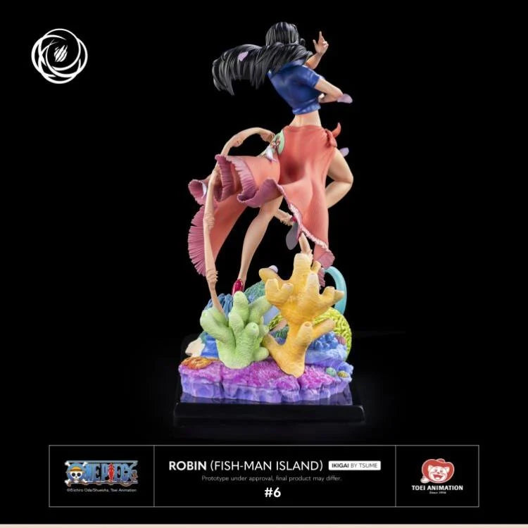 Preventa Estatua NICO ROBIN (Fish-Man Island) (Limited Edition) - One Piece Ikigai marca TSUME a escala 1/6 (35 cm)