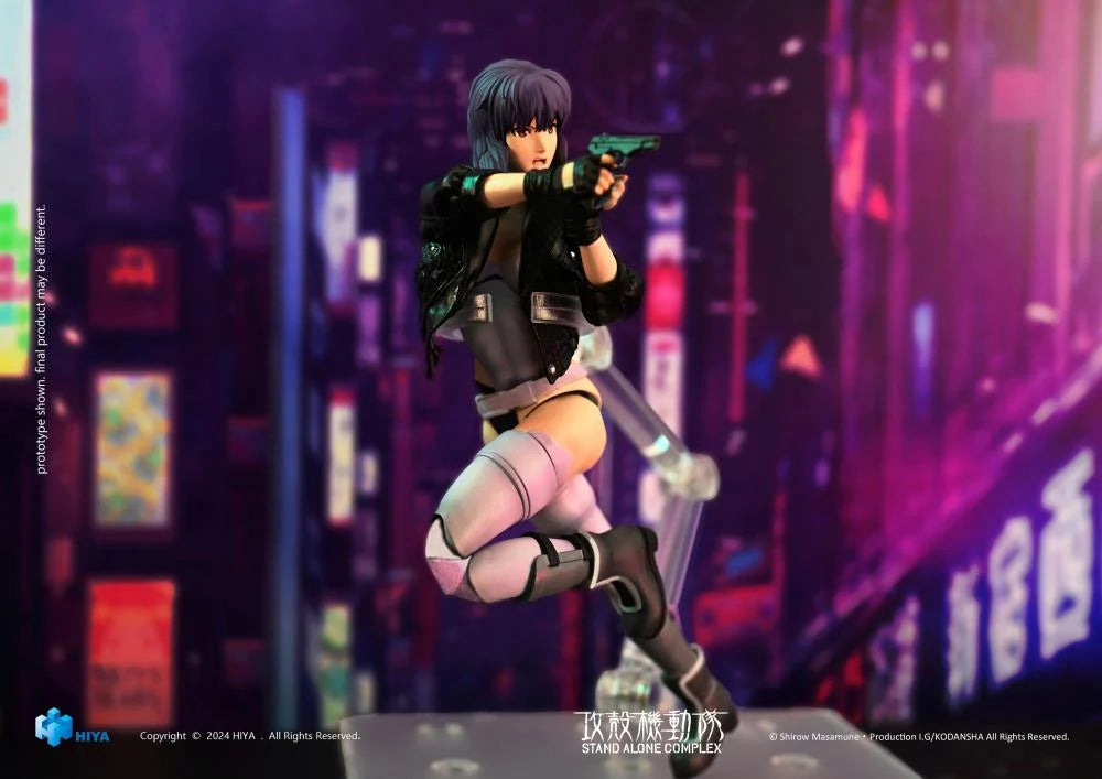 Preventa Figura Motoko Kusanagi (Exclusiva PX Previews) - Ghost in the Shell - Exquisite Super Series marca HIYA ESS0 escala pequeña 1/12