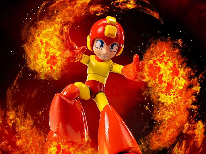 Preventa Figura MDLX Mega Man / Rockman (Fire Storm version) (Exclusive) marca Threezero 3Z0574 escala pequeña 1/12