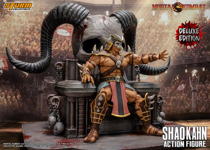 Pedido Figura Shao Kahn con Trono (Deluxe Edition) - Mortal Kombat marca Storm Collectibles escala 1/12