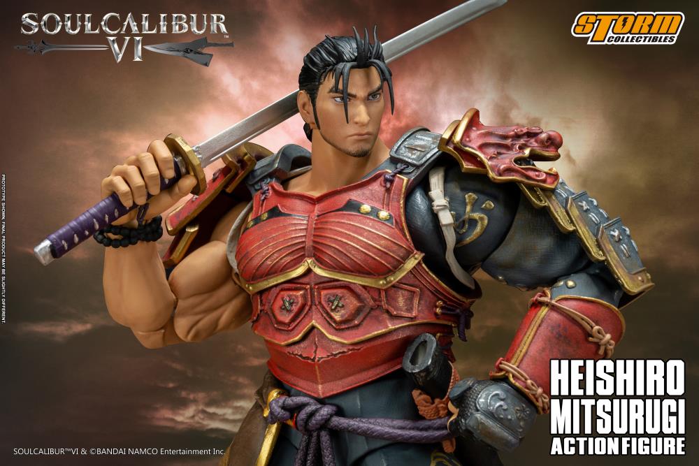 Pedido Figura Heishiro Mitsurugi - Soulcalibur VI marca Storm Collectibles escala pequeña 1/12