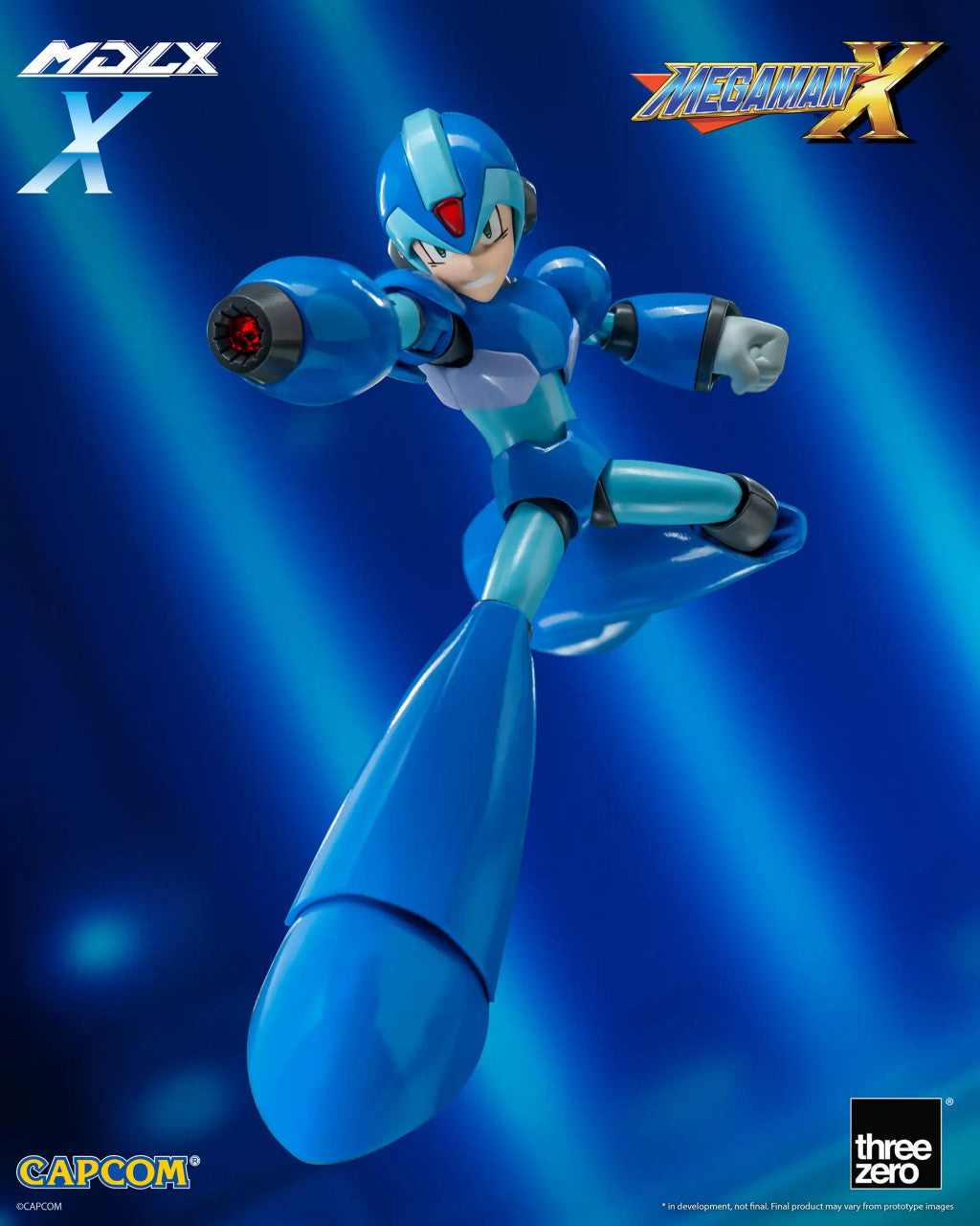 Preventa Figura MDLX Mega Man X / Rockman X marca Threezero 3Z0573 escala pequeña 1/12