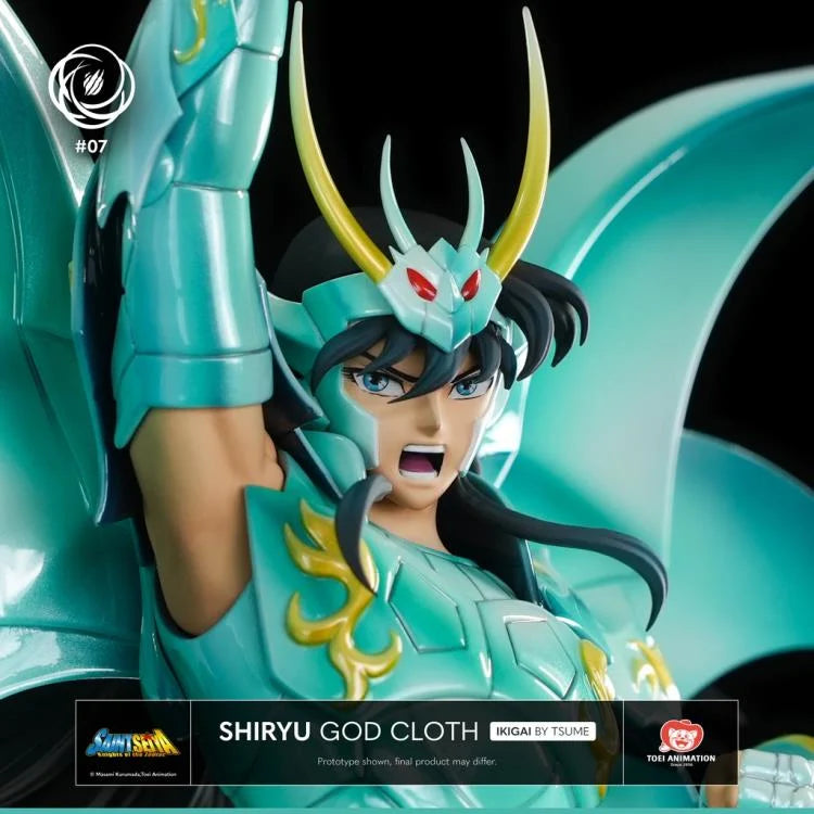 Pedido Estatua SHIRYU God Cloth (Limited Edition) - Saint Seiya Ikigai marca TSUME a escala 1/6 (43 cm)