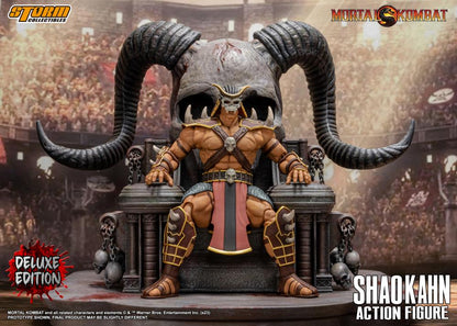 Pedido Figura Shao Kahn con Trono (Deluxe Edition) - Mortal Kombat marca Storm Collectibles escala 1/12