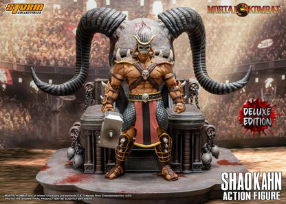 Pedido Figura Shao Kahn con Trono (Deluxe Edition) - Mortal Kombat marca Storm Collectibles escala 1/12