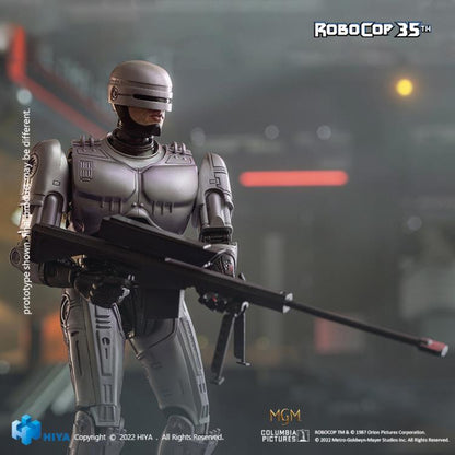 Preventa Figura RoboCop (Diecast) (PX Previews Exclusive) - 35th Anniversary RoboCop (1987) - Exquisite Super Series marca HIYA escala pequeña 1/12