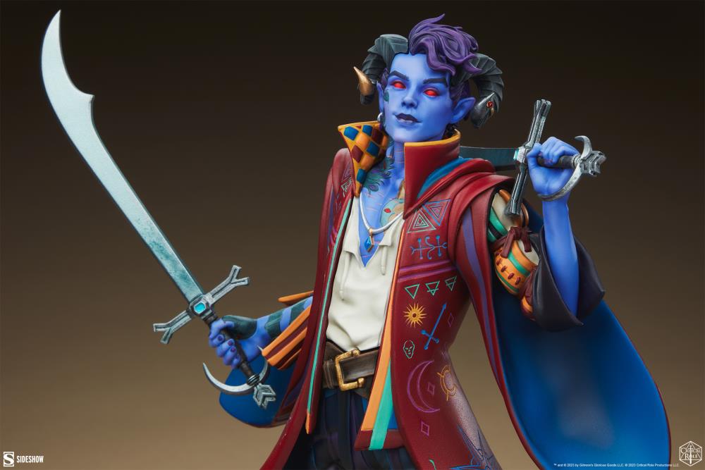 Preventa Estatua Mollymauk Tealeaf - Mighty Nein - Critical Role marca Sideshow Collectibles escala 1/6