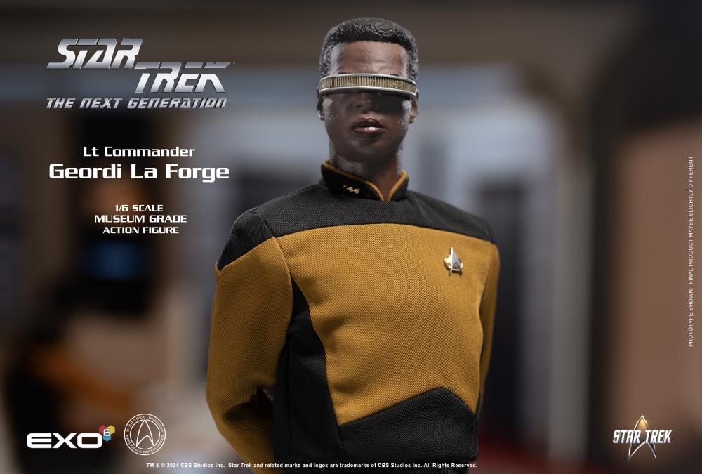 Pedido Figura Lt. Commander Geordi La Forge (Standard version) - Star Trek: The Next Generation marca EXO-6 EXO-01-018S escala 1/6